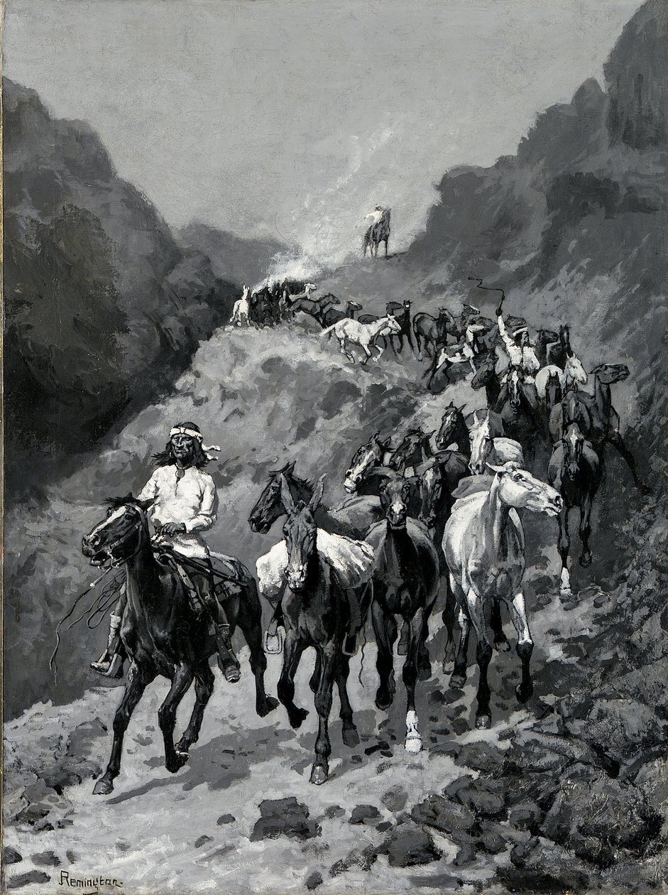 Geronimo and his Band Returning from a Raid into Mexico