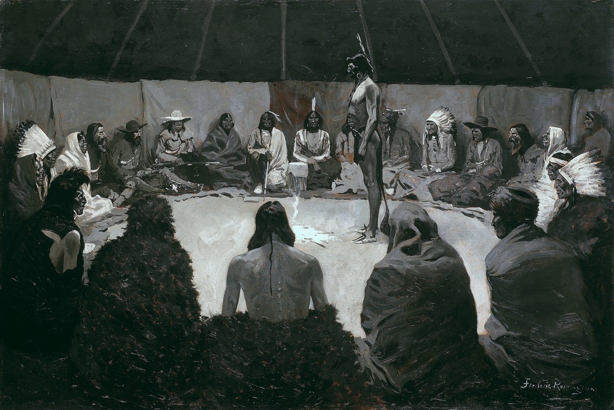 I Will Tell the White Man by Frederic Remington