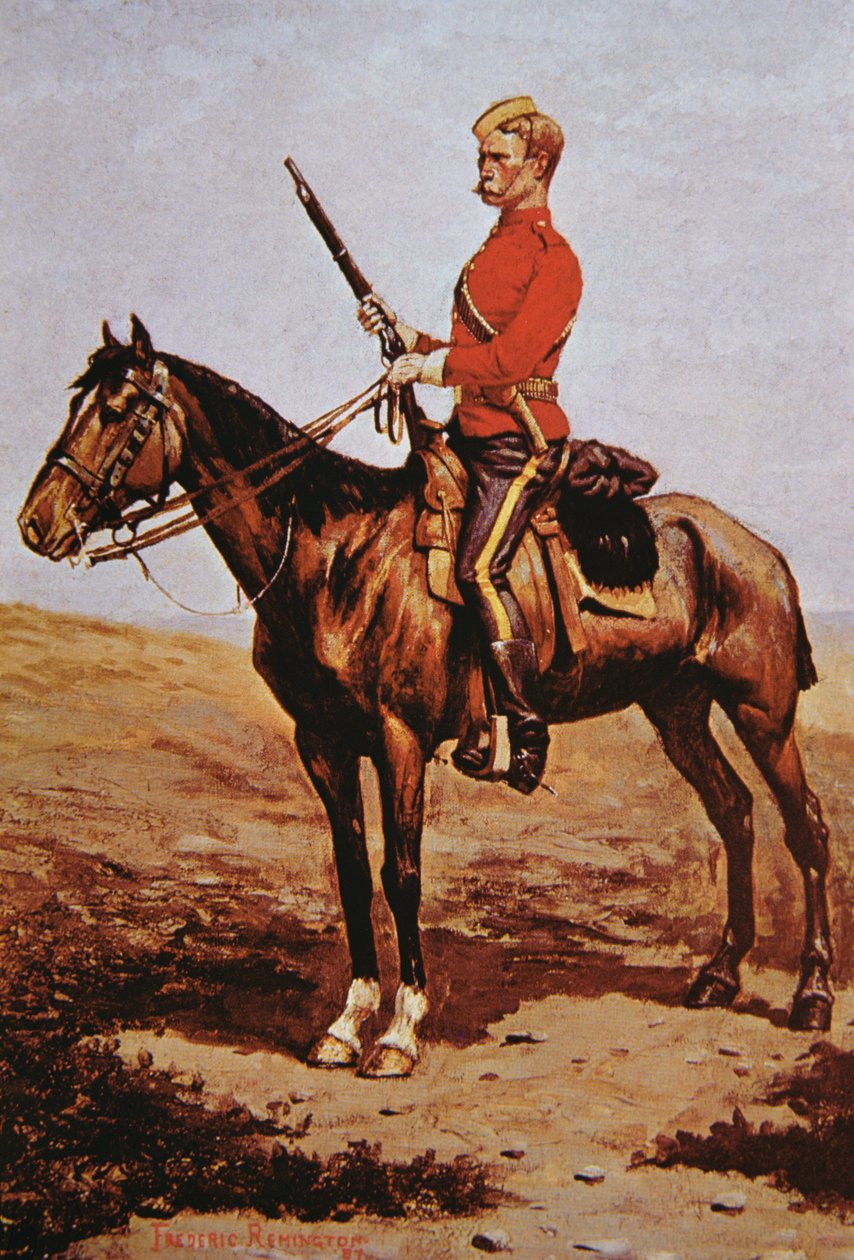 North-West Mounted Police of Canada by Frederic Remington