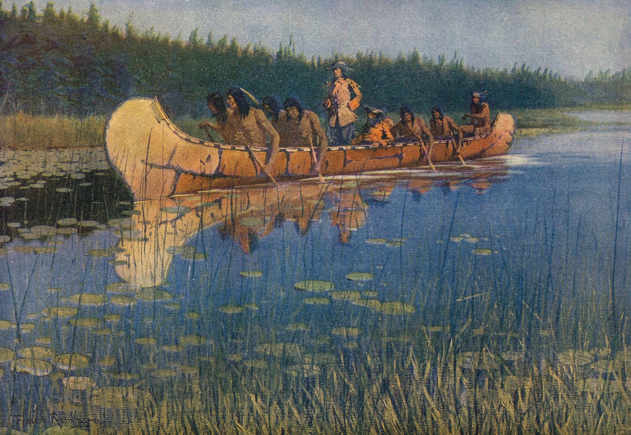 Pierre-Esprit Radisson by Frederic Remington