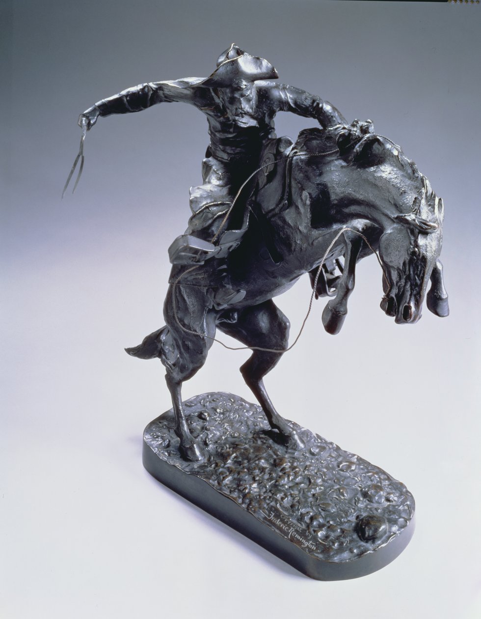 The Bronco Buster, 1889 by Frederic Remington