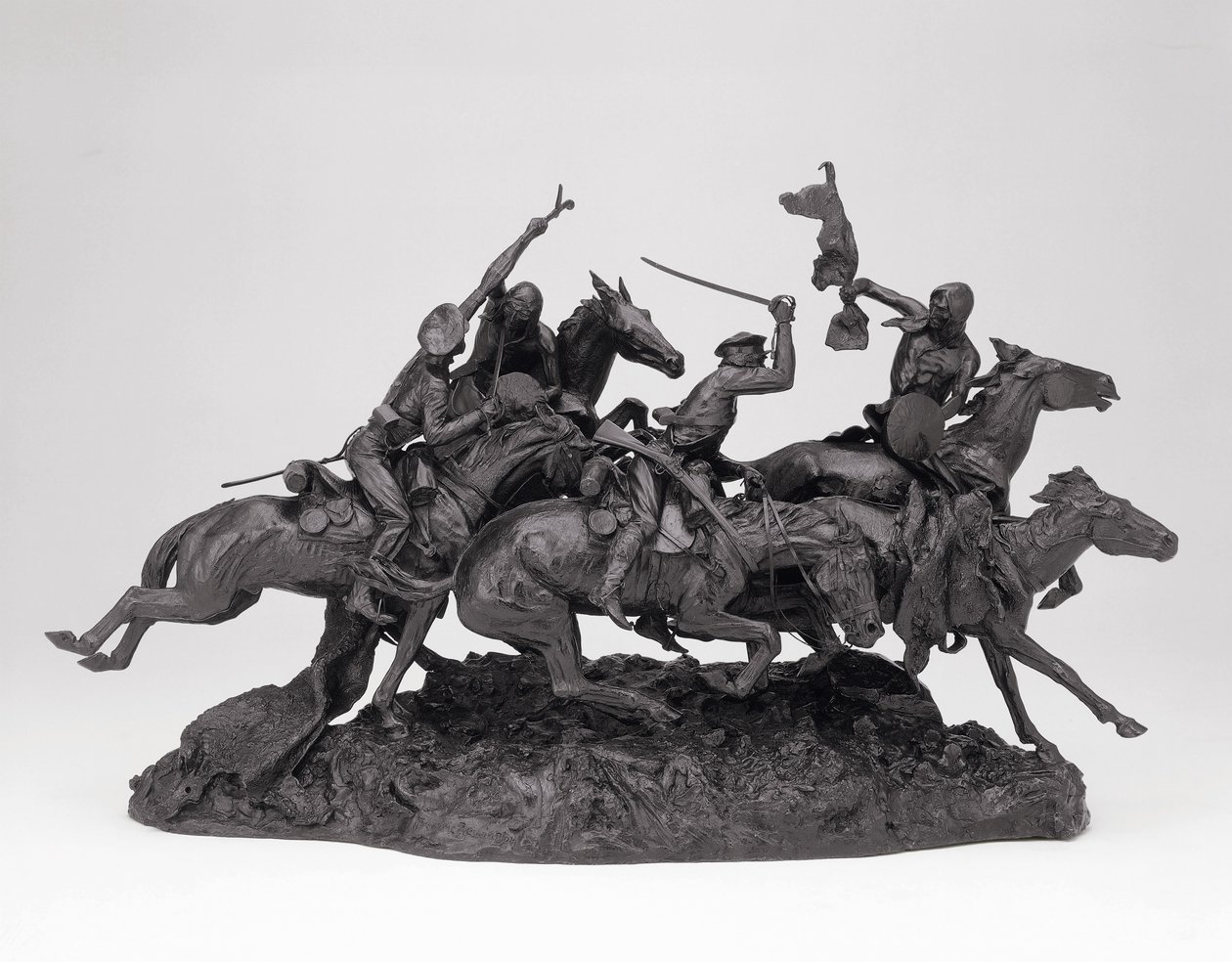 The Old Dragoons of 1850 by Frederic Remington