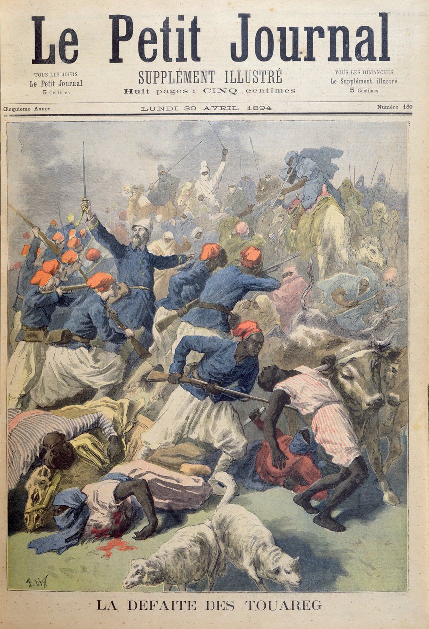The Defeat of the Tuaregs, front cover of 