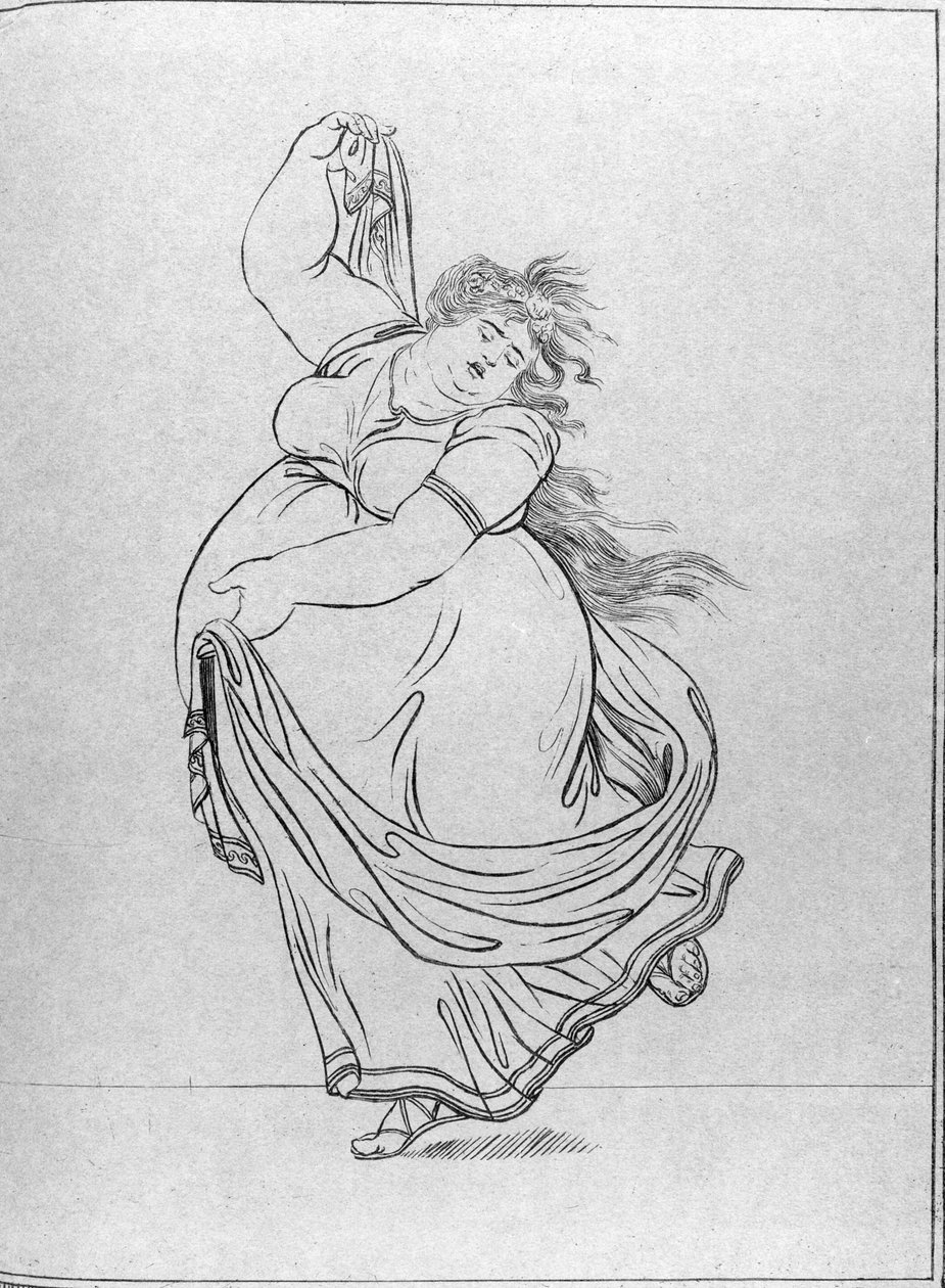 The Muse of Dance, Plate VI from a new edition considerably enlarged, of Lady Hamilton