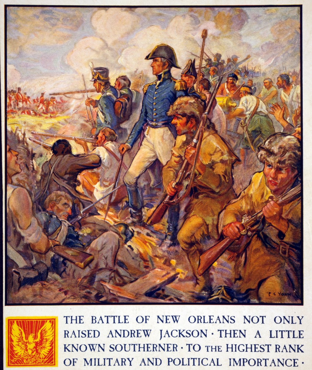 Andrew Jackson during the Battle of New Orleans by Frederick Coffay Yohn