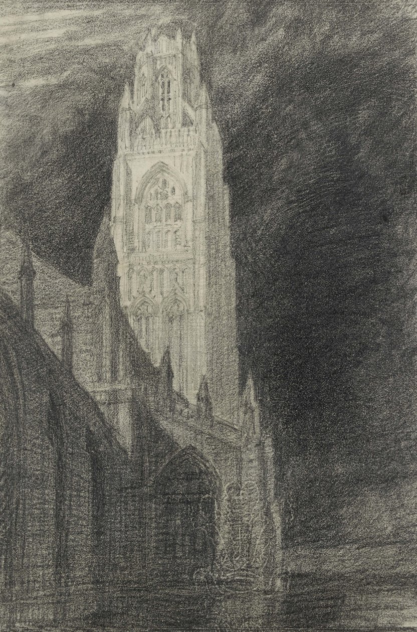 Study for 'St Botolph's, Boston', 1924