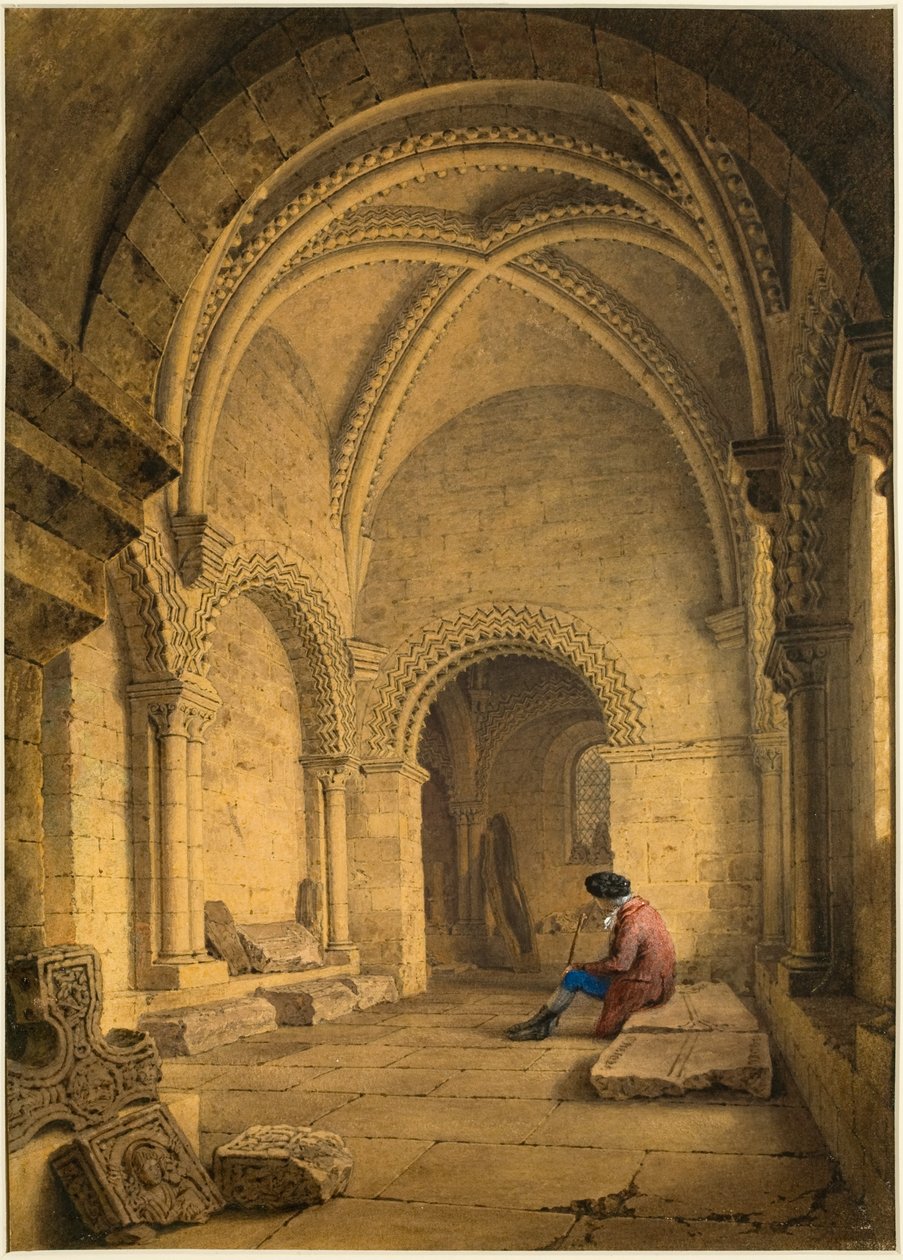 The Chapel in the Old Castle, Newcastle upon Tyne by Frederick Mackenzie