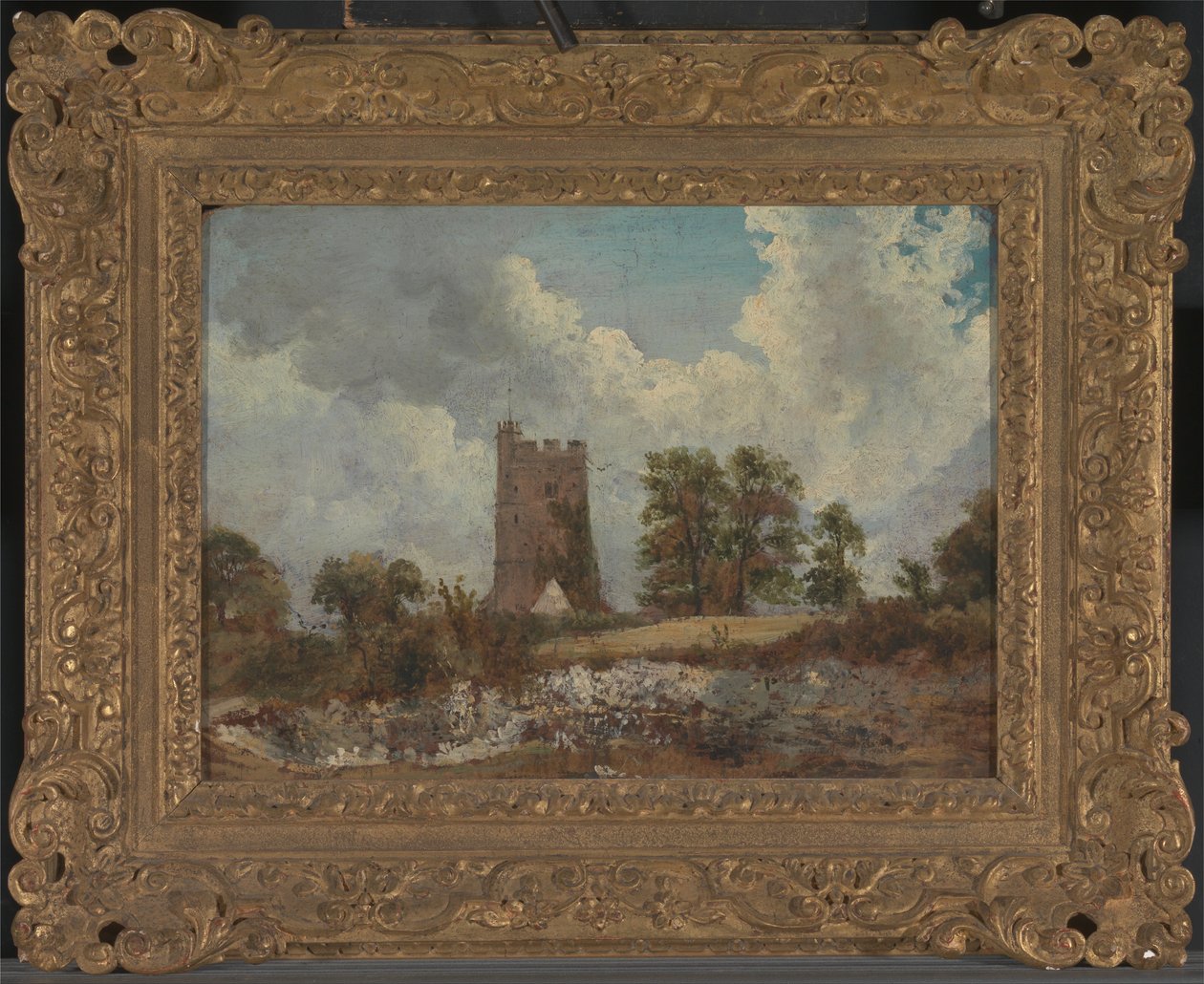 Landscape with a Church by George Frederick Watts
