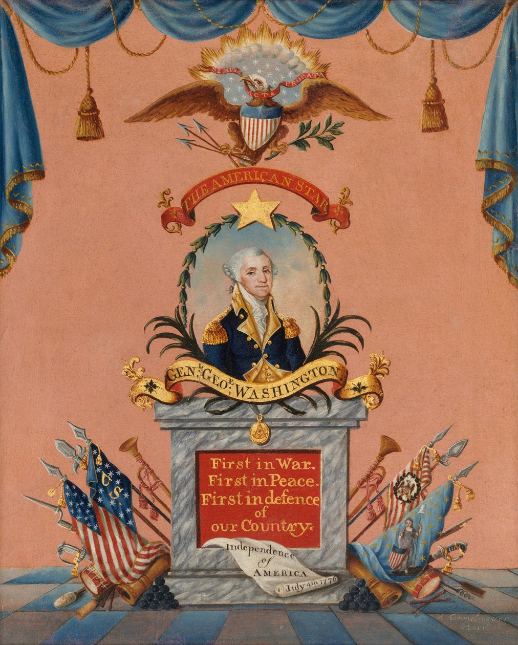 The American Star (George Washington) by Frederick Kemmelmeyer