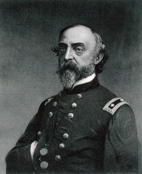 George Gordon Meade (1815-72) engraved by Robert E. Whitechurch (1814-c.83) after a photograph by Frederick (after) Gutekunst