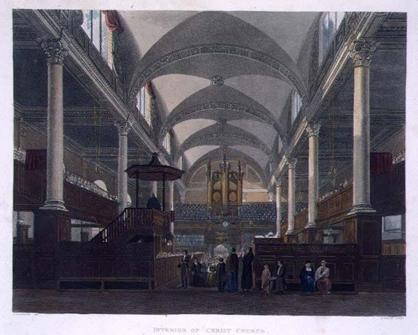 Interior of Christ Church, from 