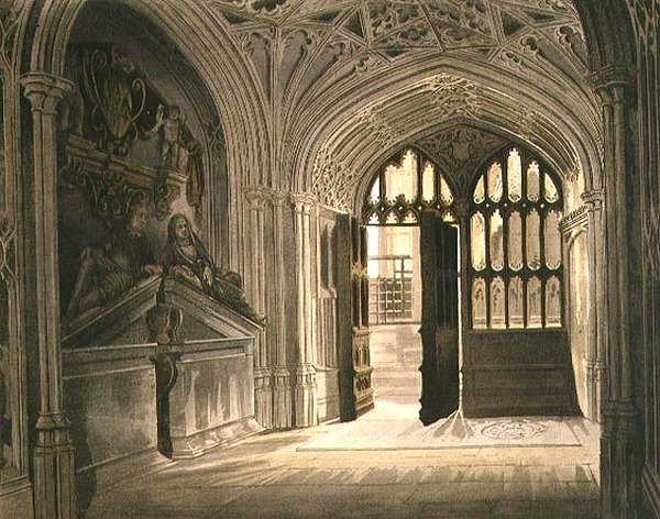 Islip Chapel, plate U from 