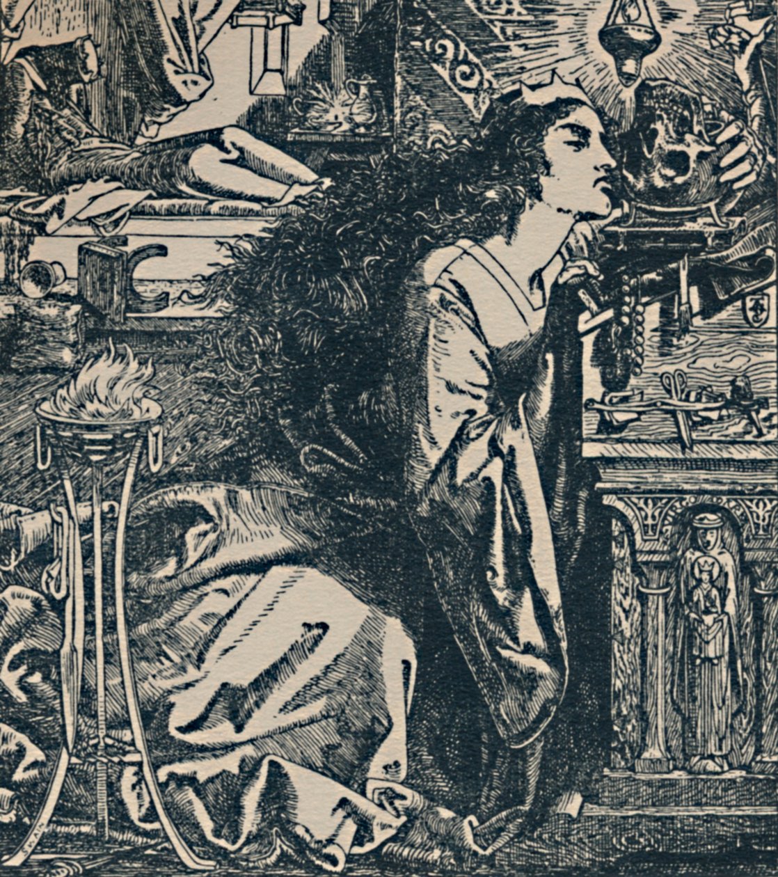 Rosamond, Queen of the Lombards, c1850-1900, 1923 by Frederick Augustus Sandys