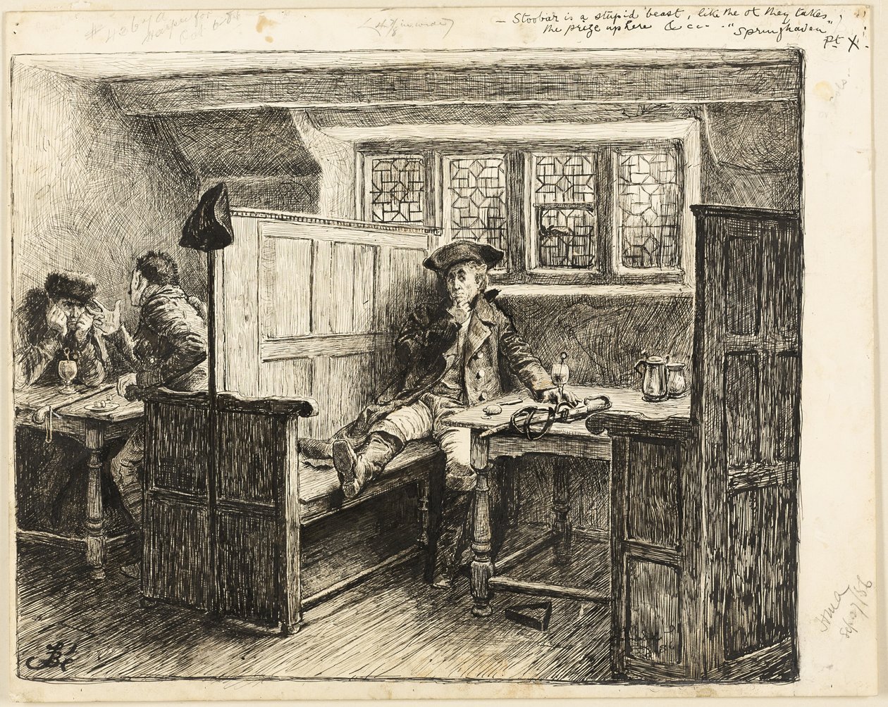 The Eavesdropper by Frederick Barnard