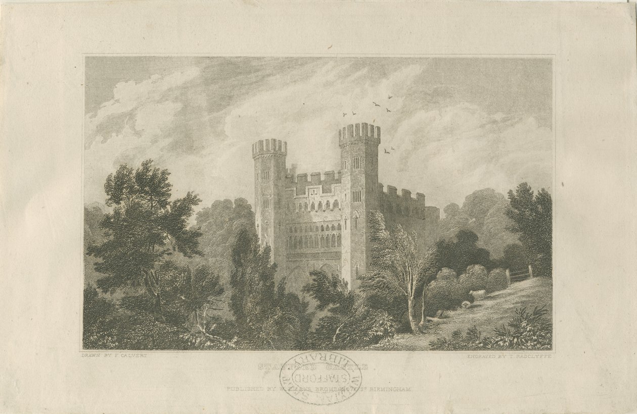 Castle Church - Stafford Castle by Frederick Calvert