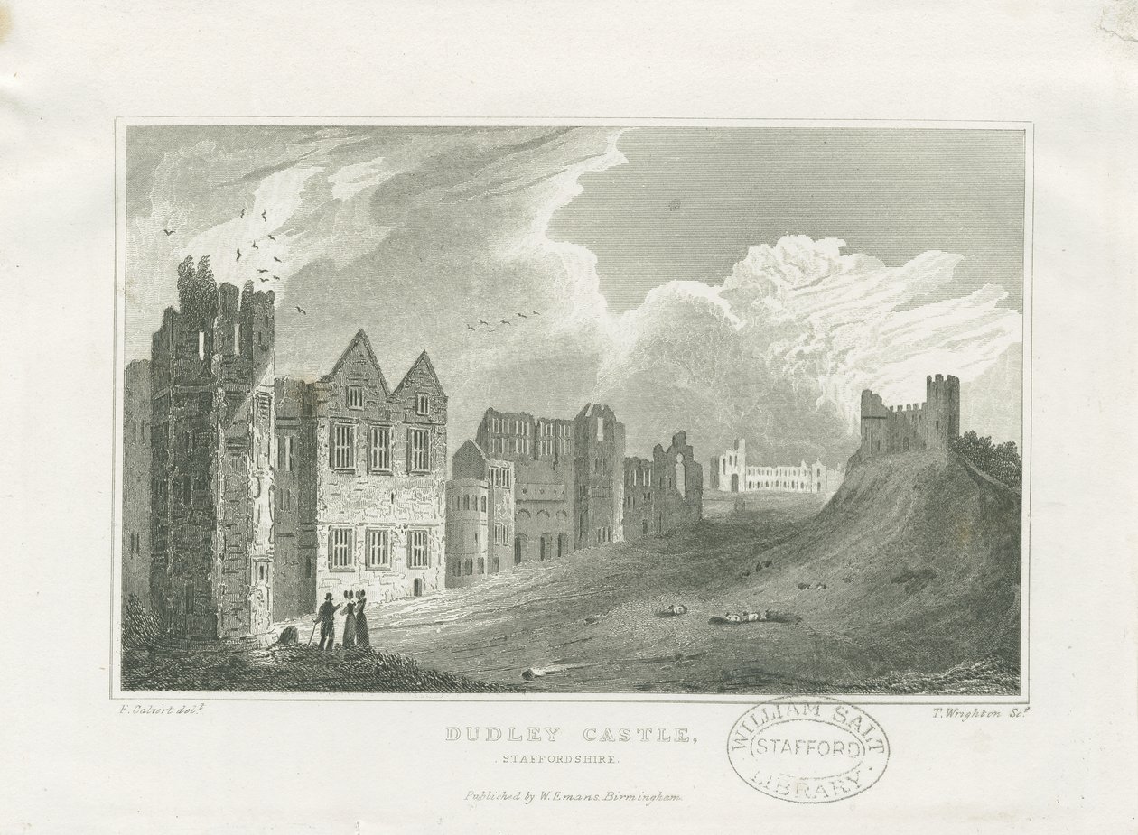 Dudley Castle - The Keep by Frederick Calvert