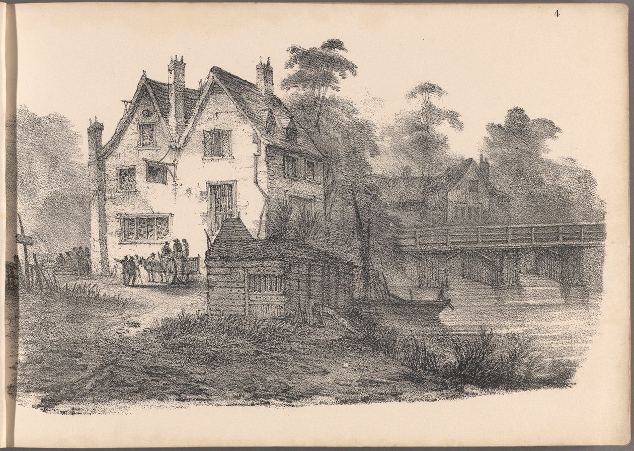 One of A Series of Sixty Sketches of Cottages by Frederick Calvert