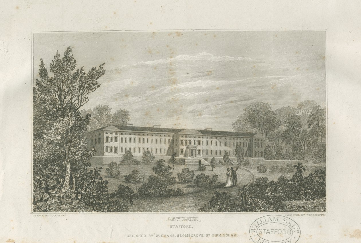 Stafford - Asylum: Engraving by Frederick Calvert