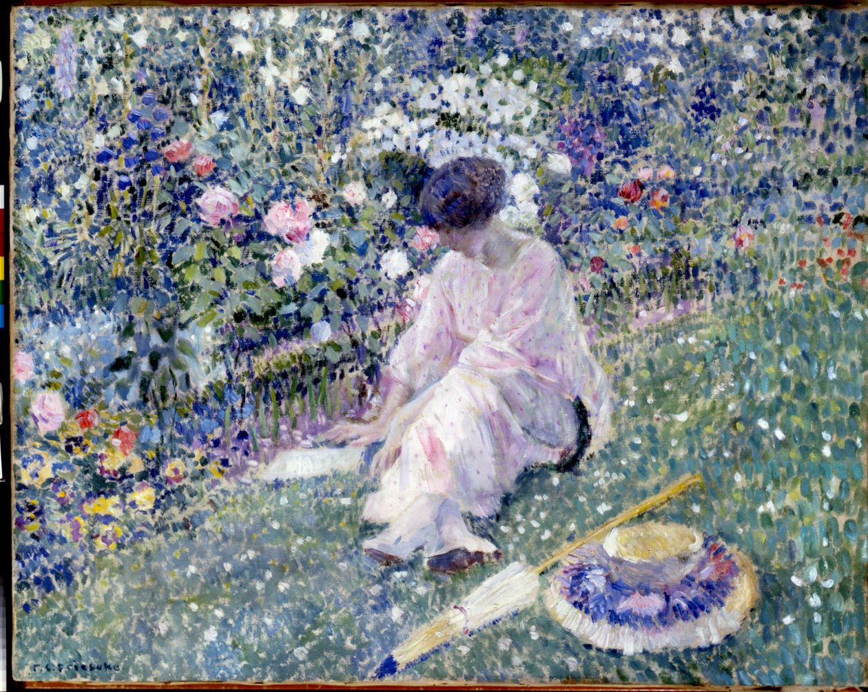 Garden in June by Frederick Carl Frieseke
