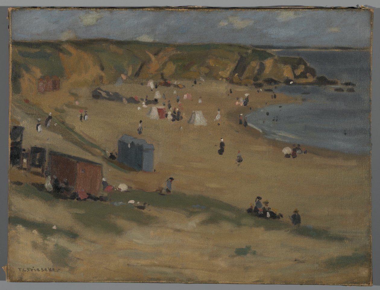 Le Pouldu landscape by Frederick Carl Frieseke