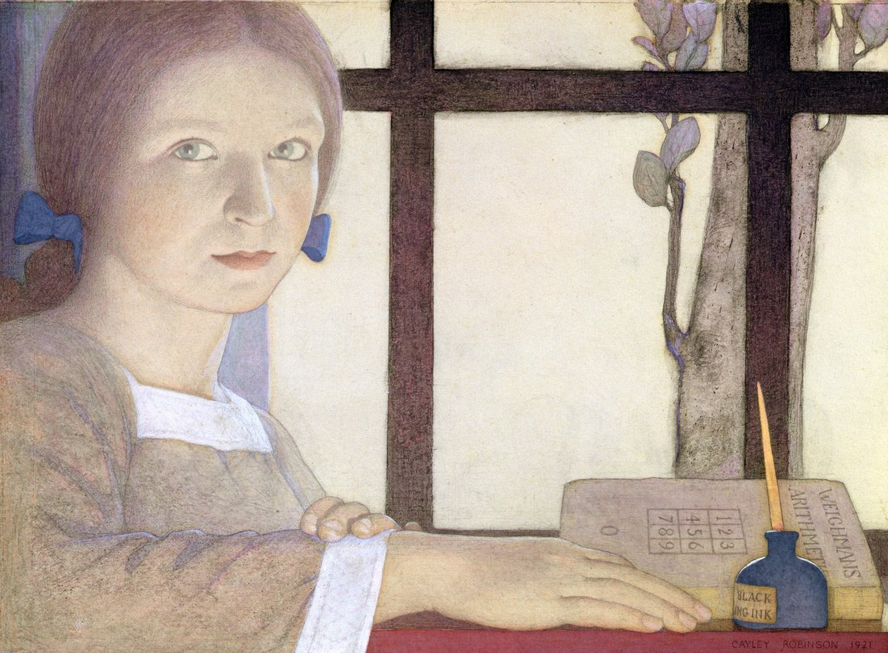 Lesson Time by Frederick Cayley Robinson
