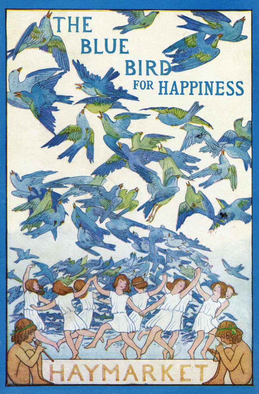 The Blue Bird for Happiness by Frederick Cayley Robinson