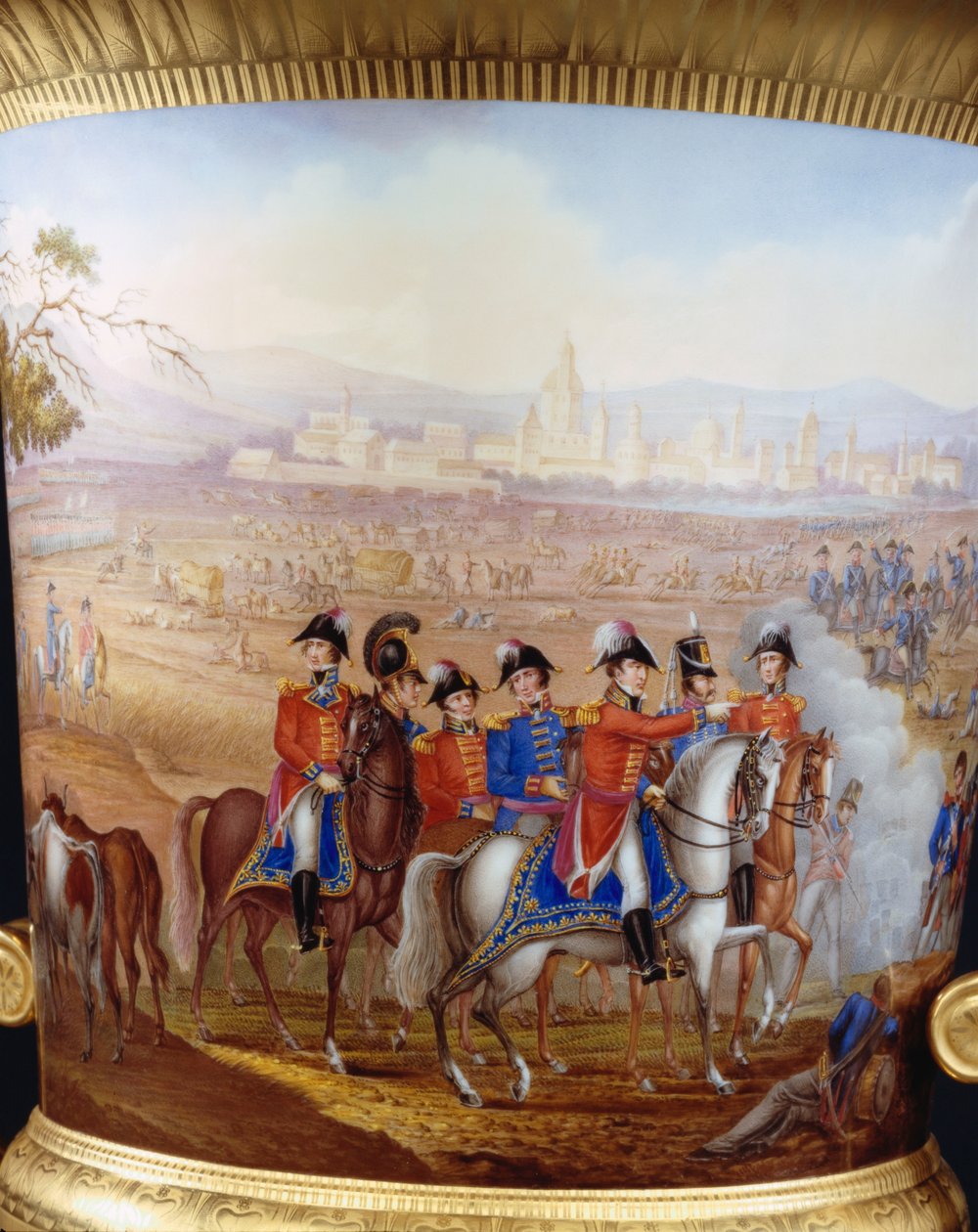 Wellington and His Officers (detail) by Frederick Christian Lewis