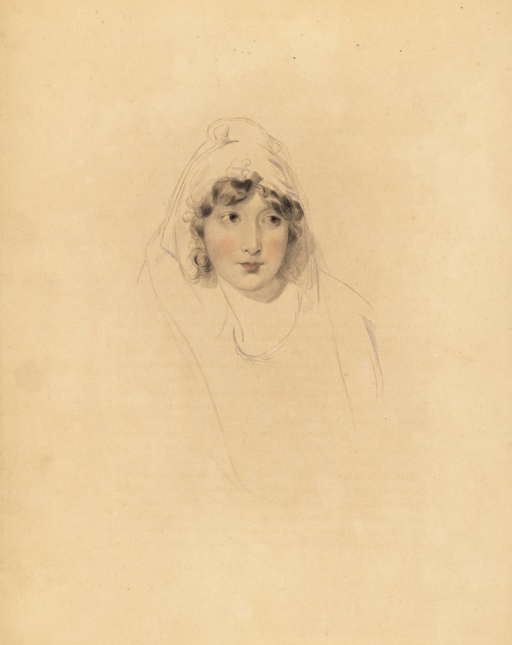 Portrait of Lady Augusta Lowther, Countess of Fane (engraved by Frederick Christian Lewis) by Frederick Christian Lewis