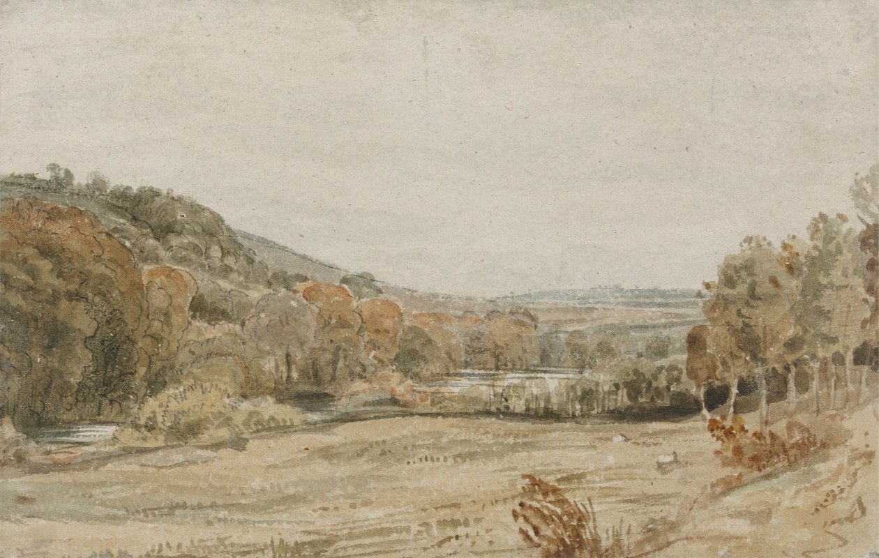 River Tamar, near Endsleigh, Devon by Frederick Christian Lewis the Elder
