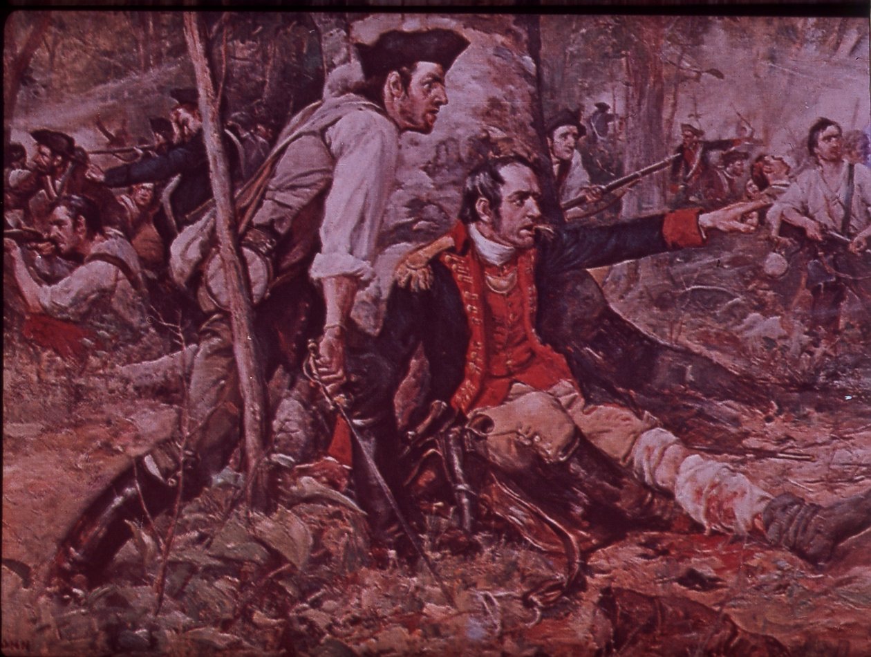 The Battle of Oriskany in 1777 by Frederick Coffay (after) Yohn