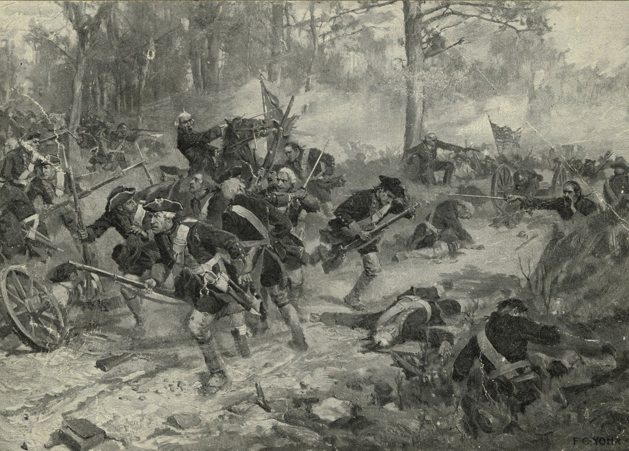 The Battle of Eutaw Springs by Frederick Coffay Yohn