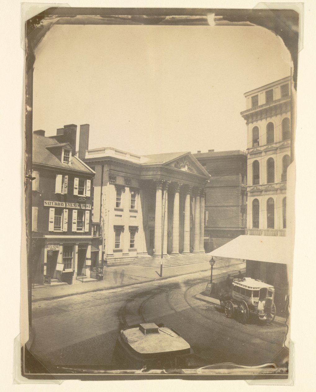First Bank of the United States, Philadelphia, 1859 by Frederick DeBourg Richards