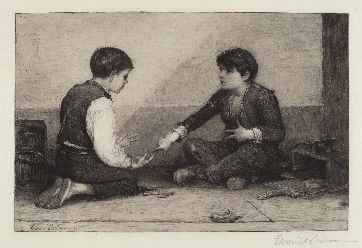 The Mora Players by Frederick Dielman