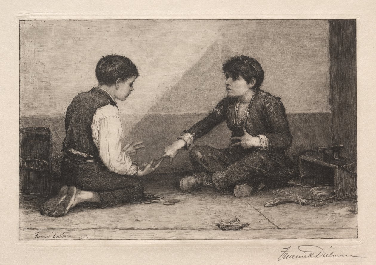 The Mora Players, 1883 by Frederick Dielman