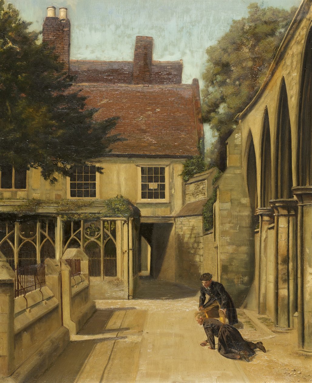 The Little Cloisters, Gloucester by Frederick Dimble Henwood