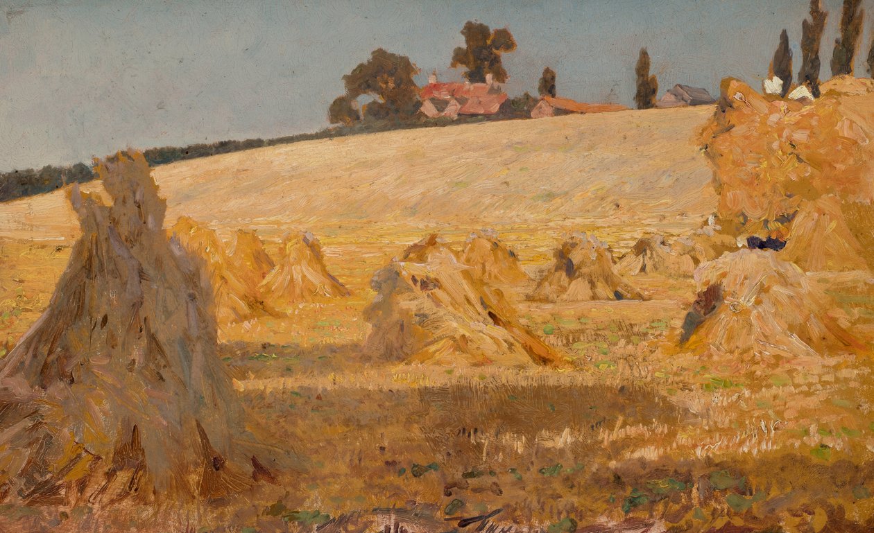 The Cut Corn by Frederick George Cotman