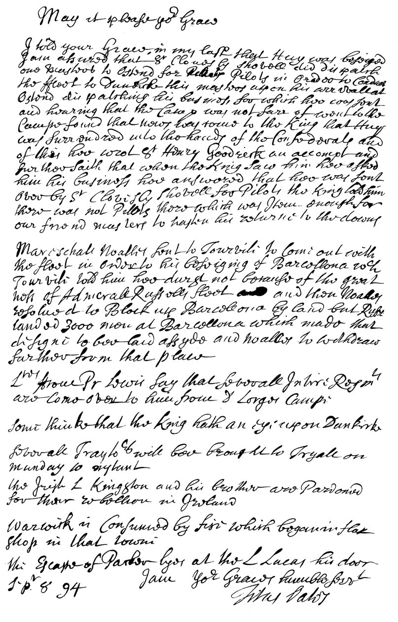 Letter by Titus Oates to the Duke of Bolton by Frederick George Netherclift
