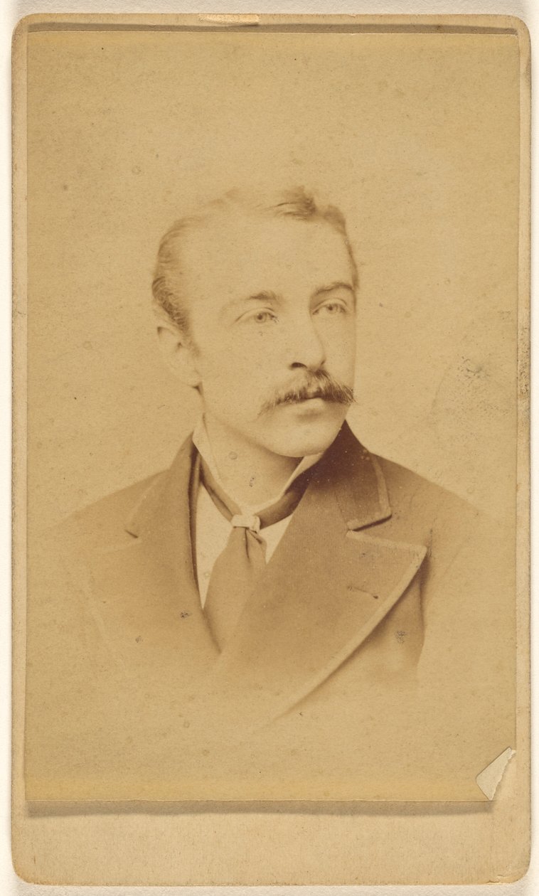 Unidentified Man with Moustache by Frederick Gutekunst
