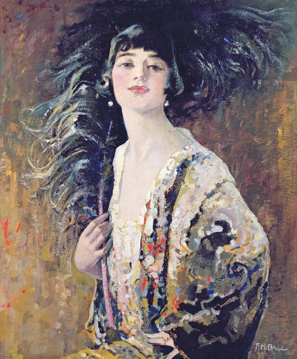 The Black Fan, 1929 by Frederick Hammersley Ball