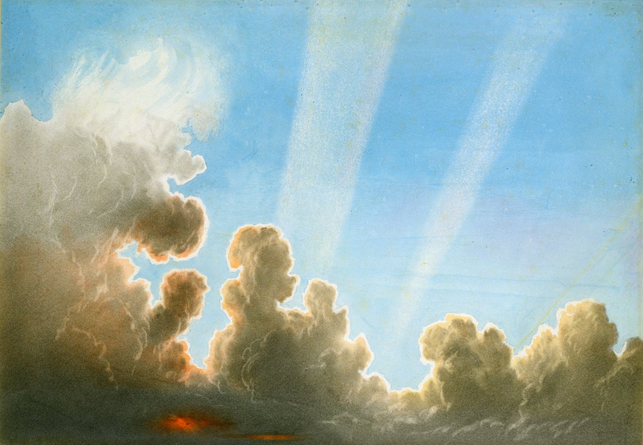Thunderstorm Passing over the Black Country, Sunset by Frederick Joseph Butler Lines