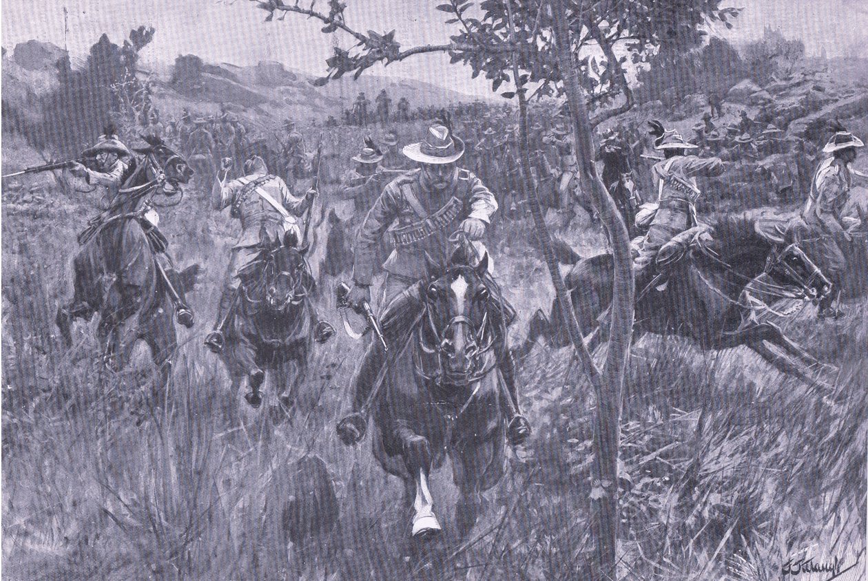 Attack on a Patrol, from After Pretoria: The Guerilla War by Frederick Judd Waugh