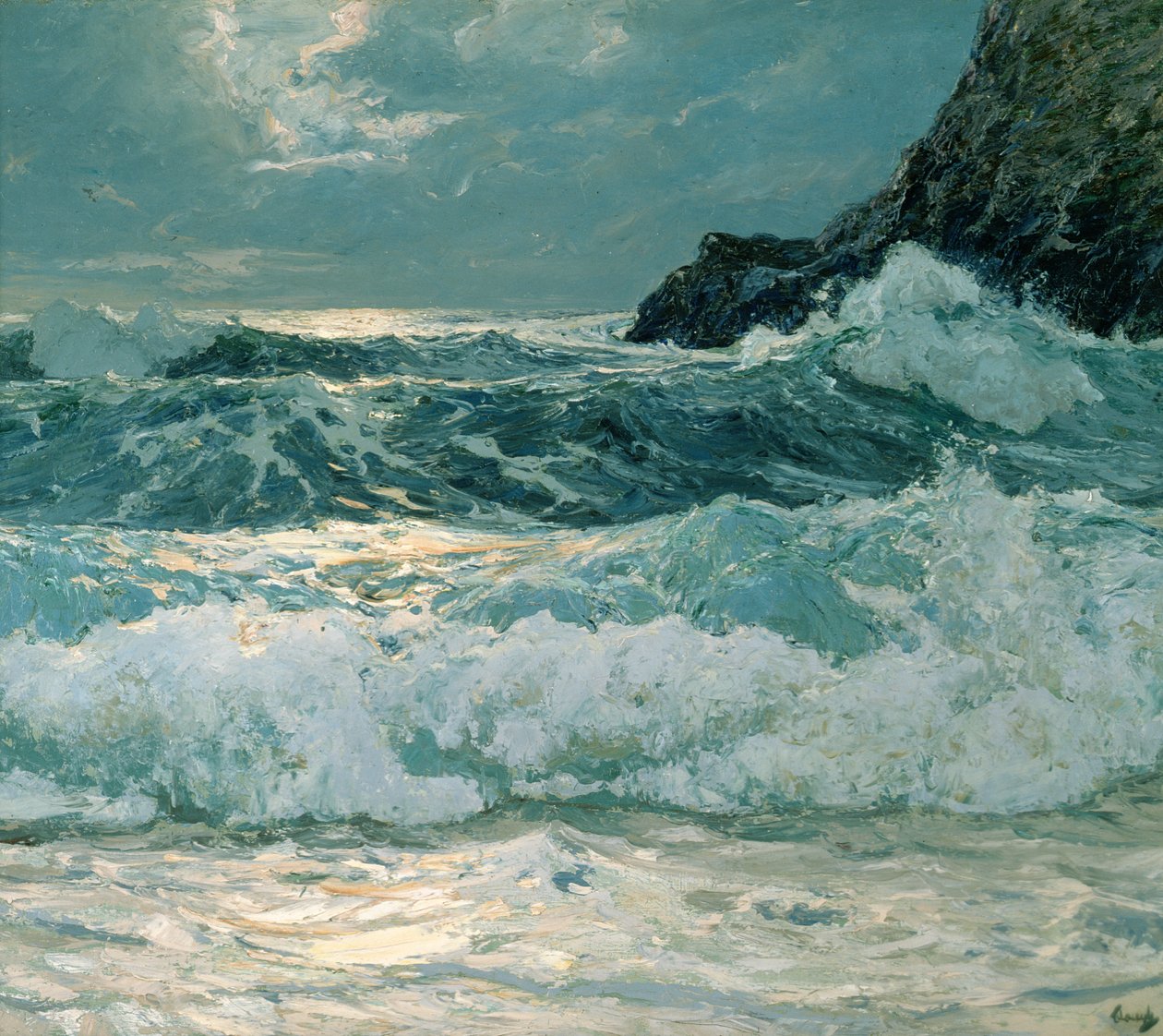 Breakers at Floodtide by Frederick Judd Waugh