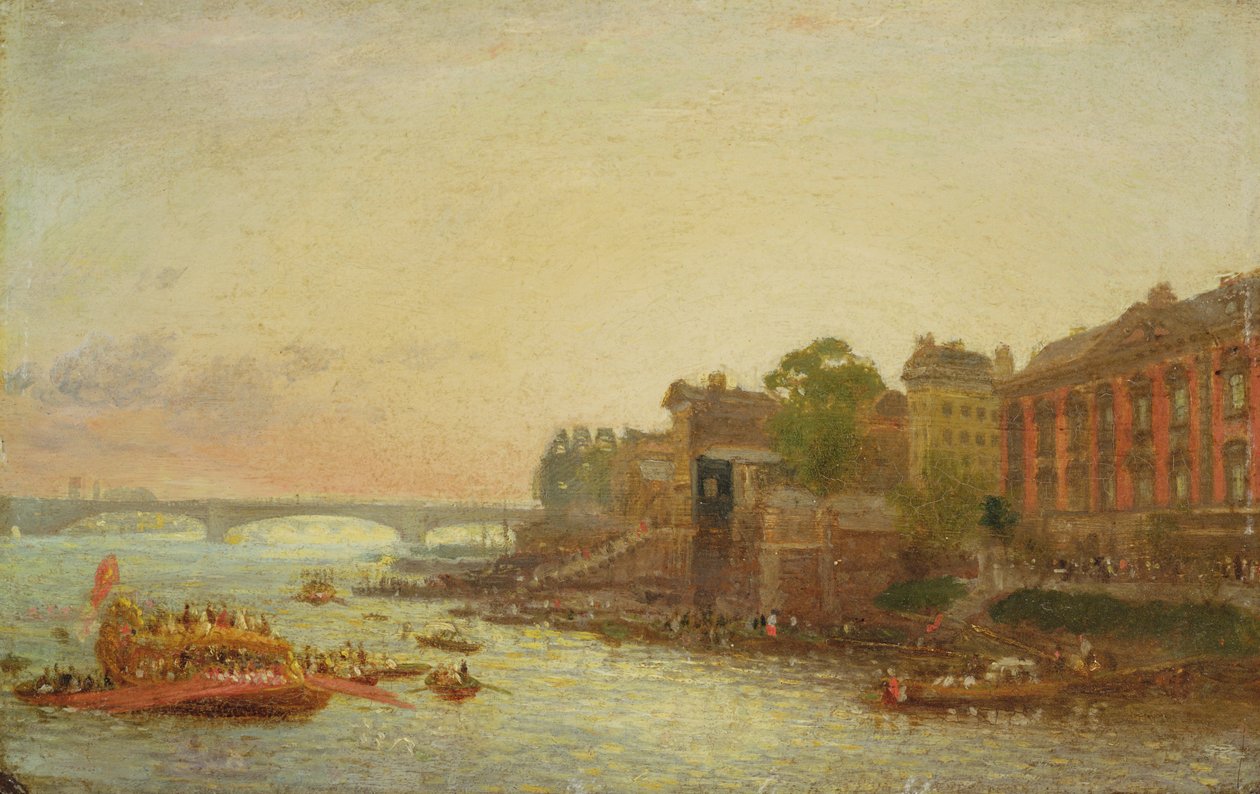 Somerset House, London, c.1820-30 by Frederick Nash