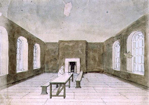 The Condemned Room, Newgate Prison by Frederick Nash
