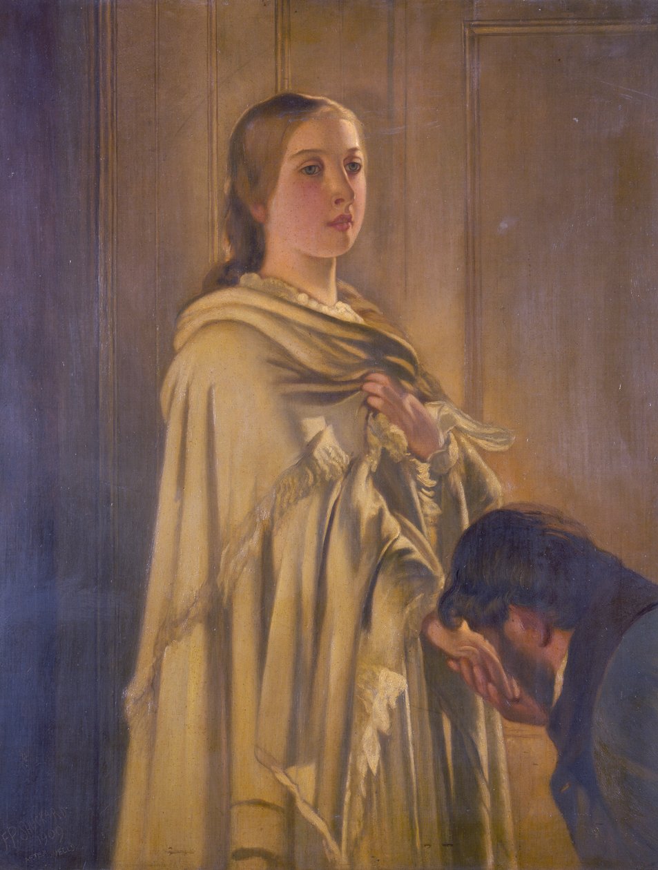 Queen Victoria Receiving the News of Her Accession at Kensington Palace, 20th June 1837 by Frederick P Shuckard
