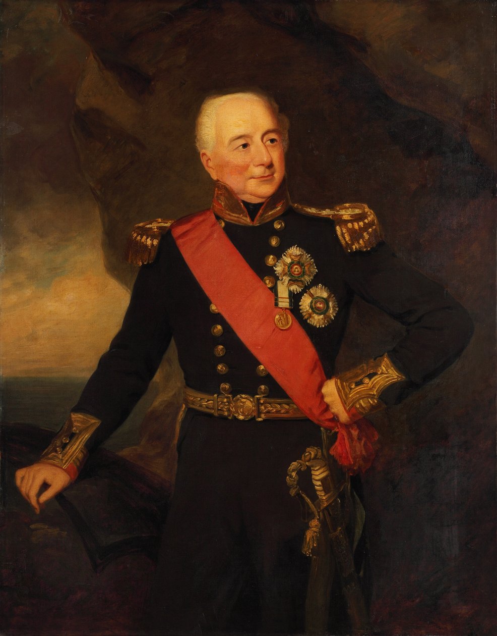 Admiral Sir William Hargood (1762-1839), early 19th century by Frederick Richard Say