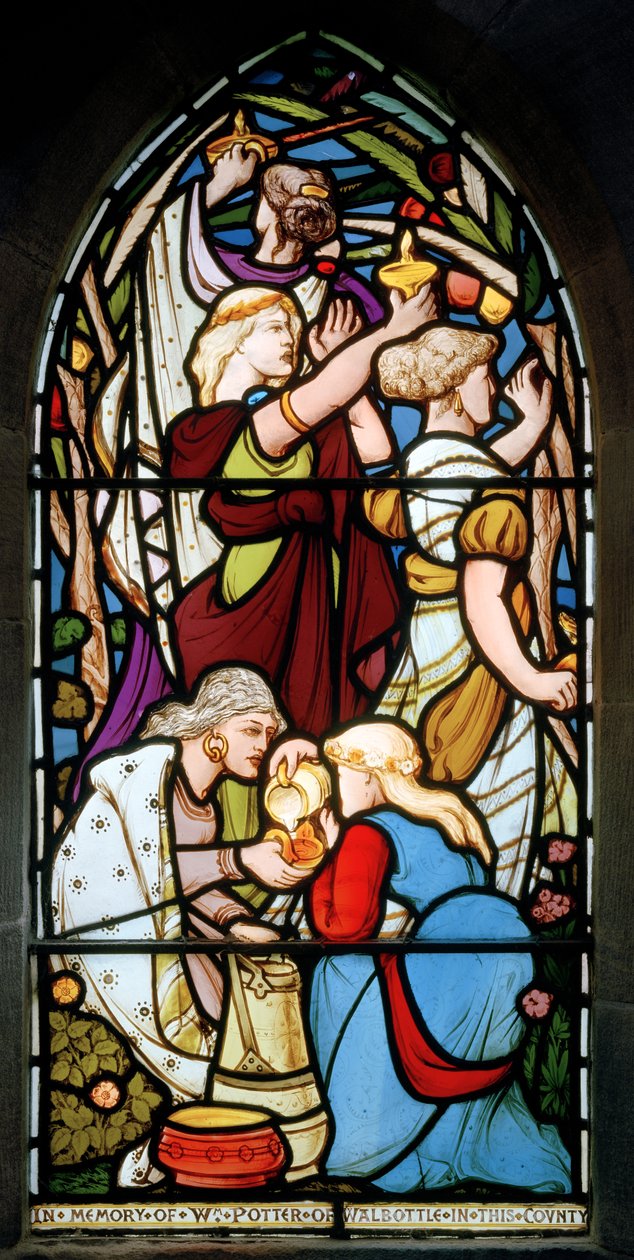 The Wise & Foolish Virgins, 1870 by Frederick Vincent Hart