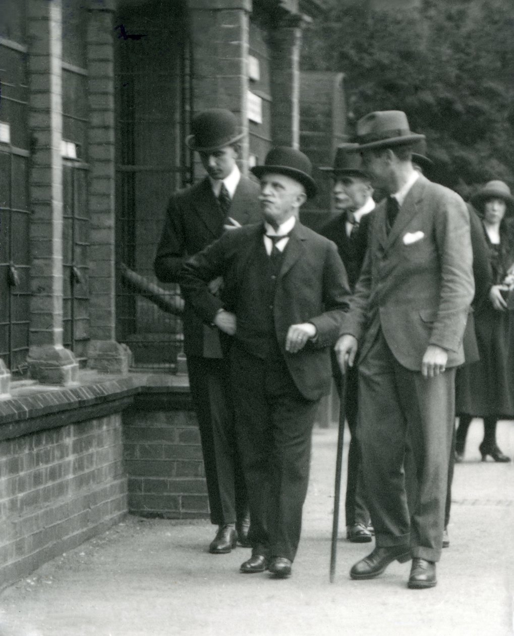 The King of Italy, Victor Emmanuel III, visiting London Zoo by Frederick William Bond