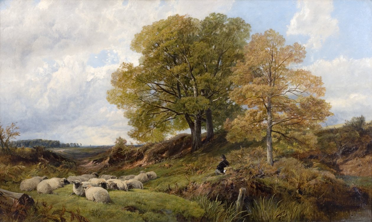 Woodland Scene by Frederick William Hulme