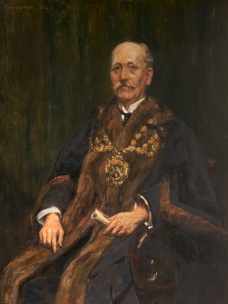 Portrait of Herbert Wilde, c.1913-14 by Frederick William Jackson